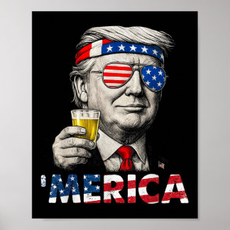 Poster Rendre 4 juillet grand encore Chemises Patriotique