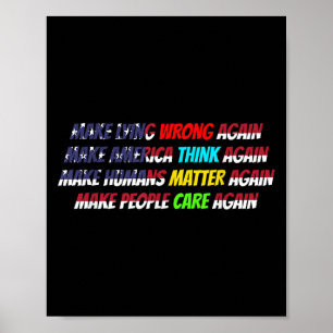 Poster Rendre à l'Amérique une nouvelle fois plus réfléch