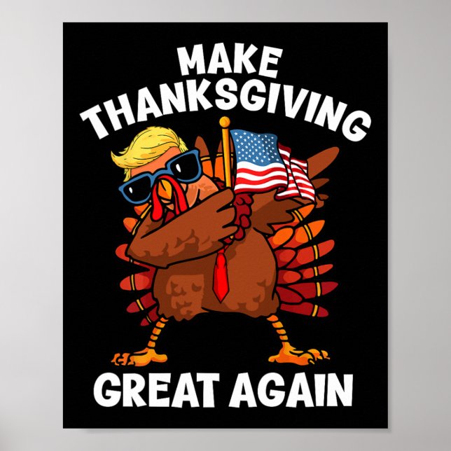 Poster Rendre à Thanksgiving sa grandeur en bombardant la (Devant)