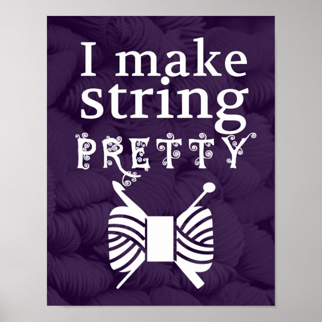 Poster Rendre La Chaîne Jolie ・ Fils Skeins Artisanat (Devant)