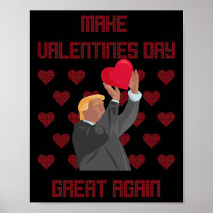 Poster Rendre la fête des Valentines à nouveau formidable