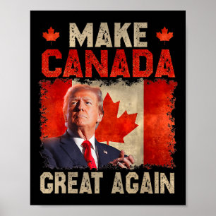 Poster Rendre la grandeur du Canada à nouveau drôle Prési