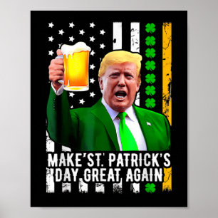 Poster Rendre la grandeur du Jour de la Saint Patrick à T
