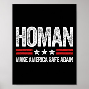 Poster Rendre l'Amérique Sûre à Nouveau Tom Homan Drôle P