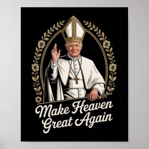 Poster Rendre Le Ciel Grand À Nouveau Donald Trump En Tan