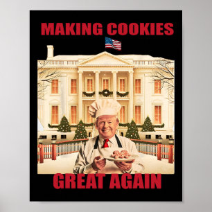 Poster Rendre le cookie génial à nouveau drôle Trump pren