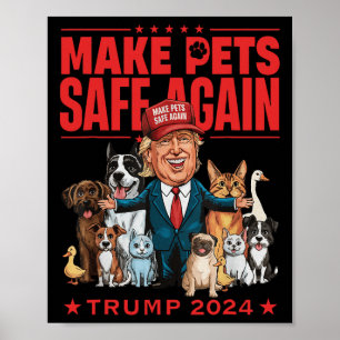 Poster Rendre les animaux de compagnie sûrs à nouveau Tru
