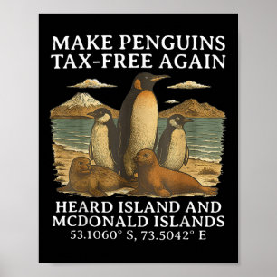 Poster Rendre les pingouins exempts d'impôt encore amusan
