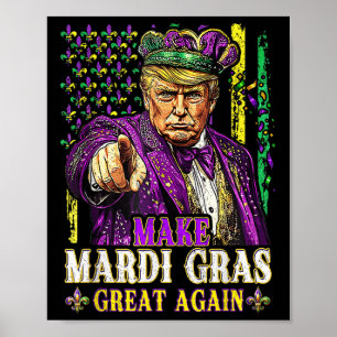 Poster Rendre Mardi Gras Grand À Nouveau Fun Mardi Gras H