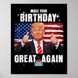 Poster Rendre sa grandeur à l'anniversaire, l'anniversair