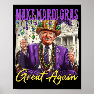 Poster Rendre sa grandeur à Mardi Gras