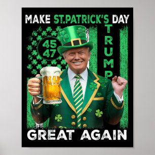 Poster Rendre sa grandeur au Jour de la Saint Patrick Tru
