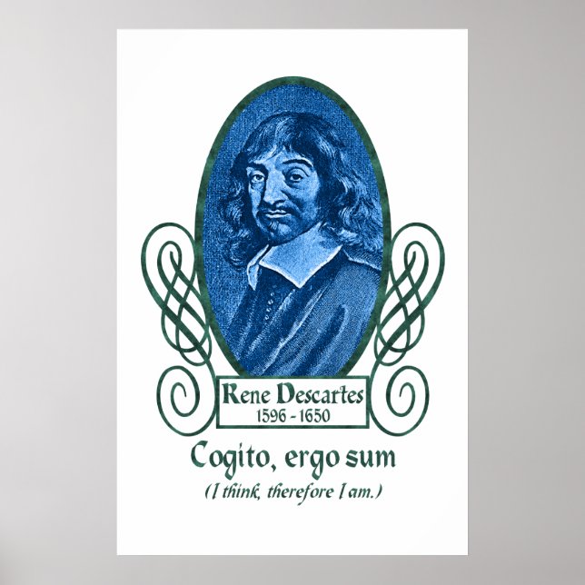 Poster René Descartes (Devant)
