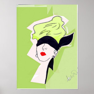 Poster Rene Gruau Illustration inspirée