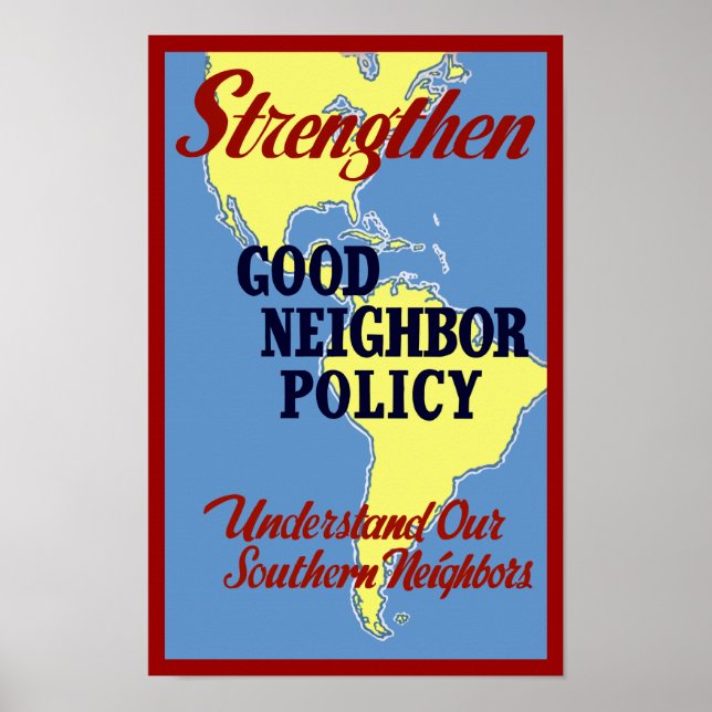 Poster Renforcer la bonne politique de voisinage (Devant)