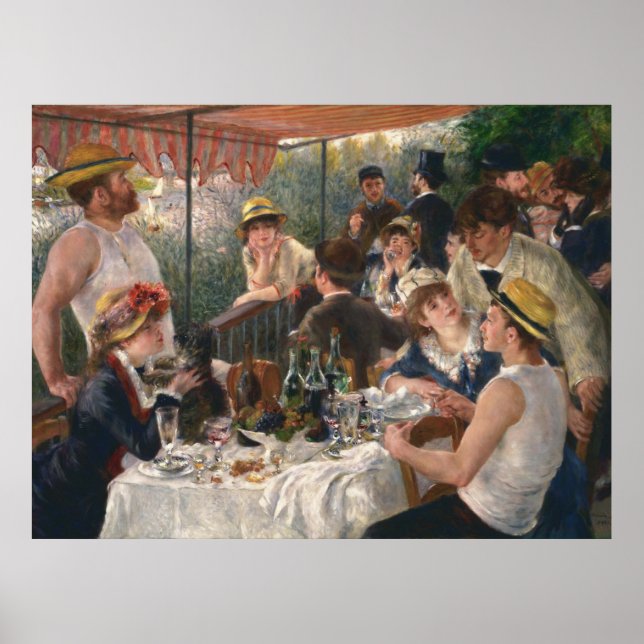 Poster Renoir - Boating Party Lunch - 1881 (Devant)