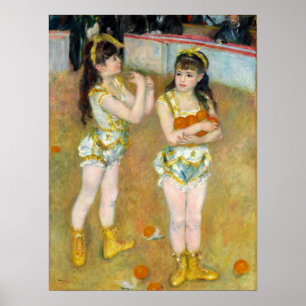 Poster Renoir - Cirque Acrobates Francisca et Angelina