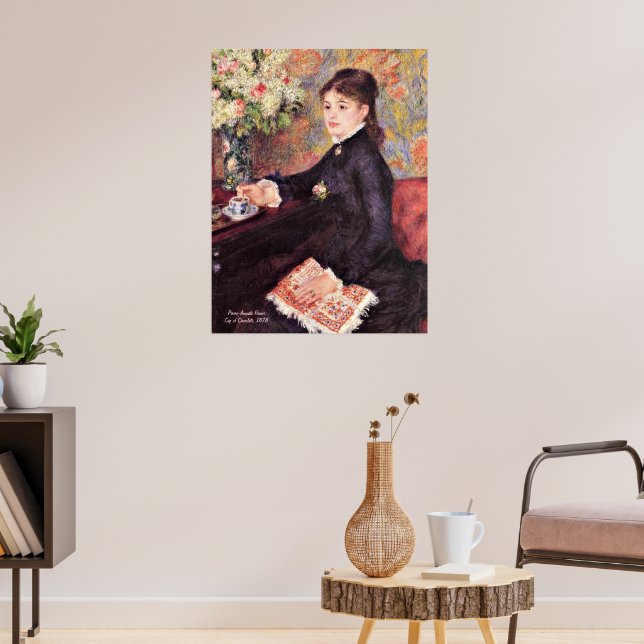 Poster Renoir - Coupe du chocolat, 1878 (Salon 3)