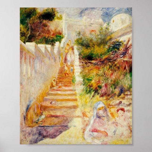 Poster Renoir, Etapes à Alger (Devant)