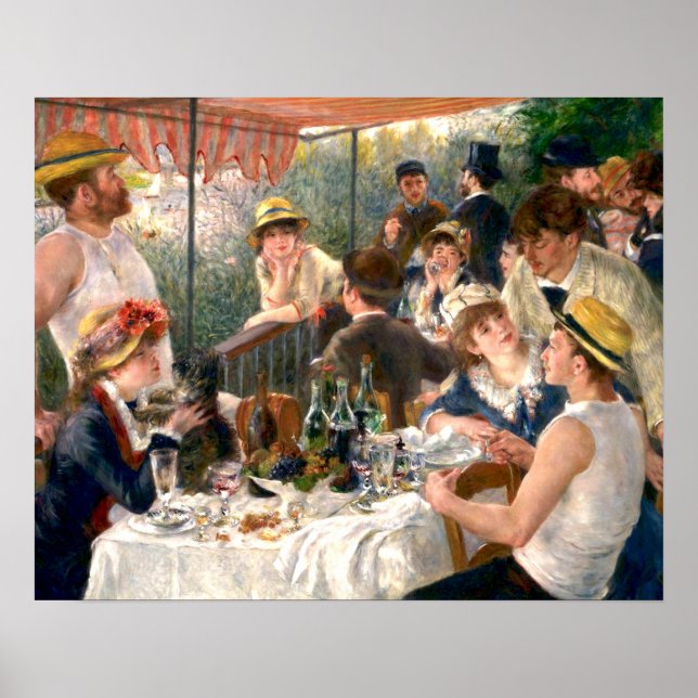 Poster Renoir French Luncheon Booking Party (Devant)