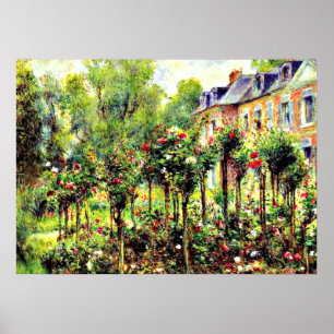 Poster Renoir - Le Jardin Rose à Wargemont