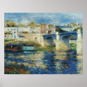 Poster Renoir - Le pont Chatou 1875
