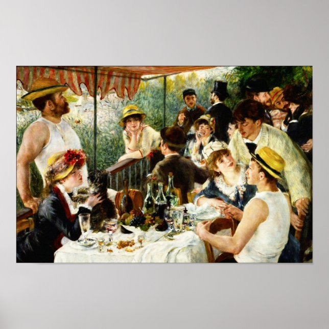 Poster Renoir Luncheon de l'affiche de la fête nautique (Devant)