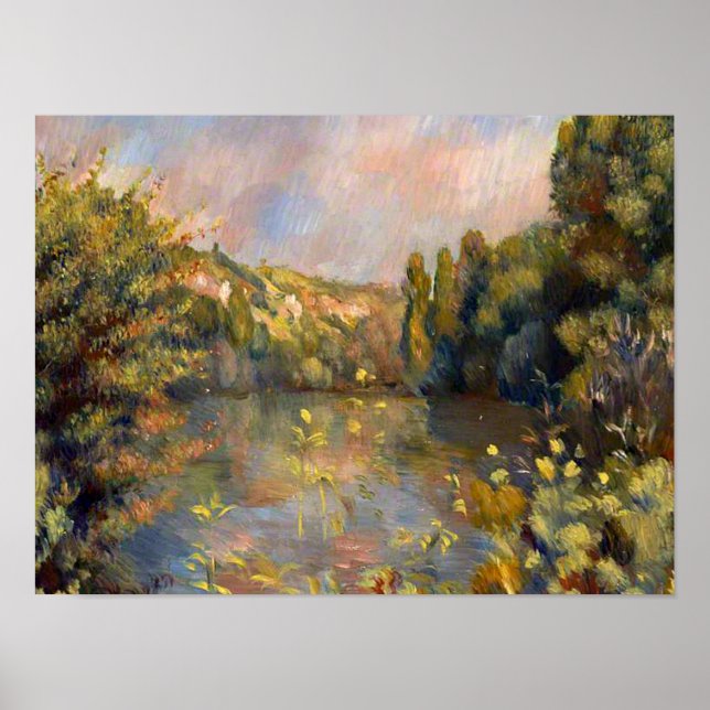 Poster Renoir - Paysage de Lakeside (Devant)