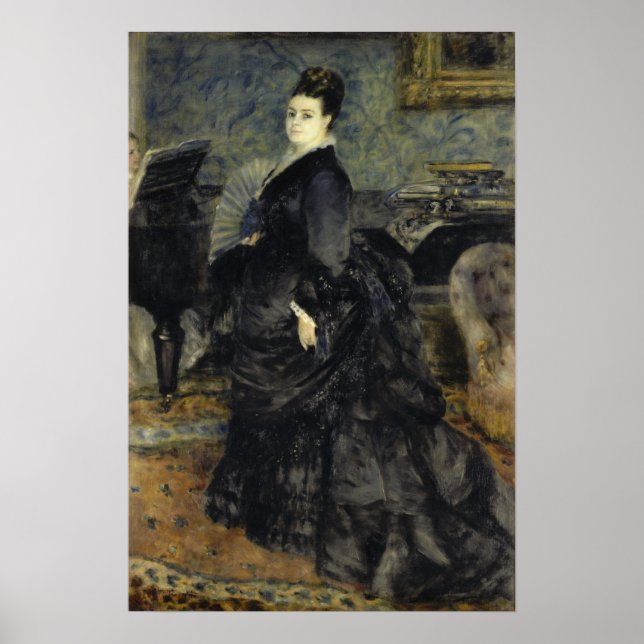 Poster Renoir - Portrait De Mme Georges Hartmann (Devant)