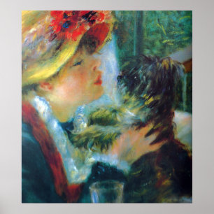 Poster Renoir pour filles et chiens Impressionnisme Art