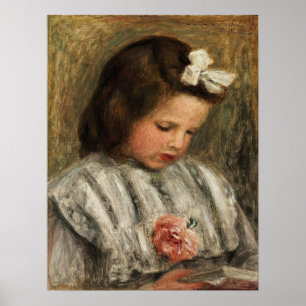 Poster Renoir - Tête de jeune fille 1893