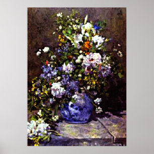 Poster Renoir - Vase bleu