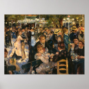 Poster Renoir's Bal    dude la Galette (1876)