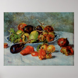 Poster Renoir's Still Life with Mediterranean Fruit, 1911