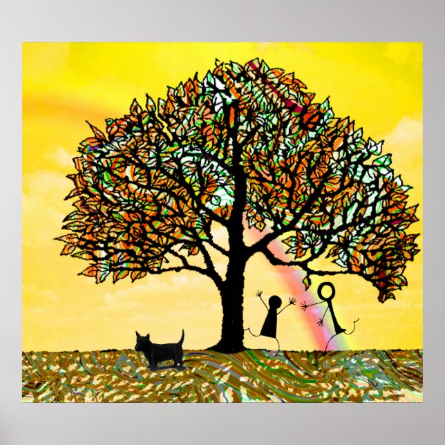 Poster Renouvellement de l'arbre de vie (Devant)