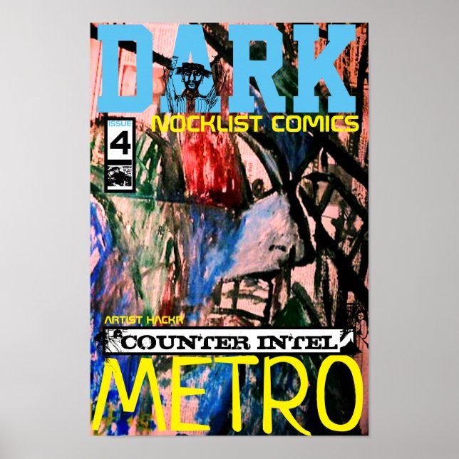 POSTER RENSEIGNEMENTS CONTRE LE MÉTRO SOMBRES (Devant)