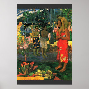 Poster Reo Mä `Ohi : Ia Orana Maria (Â € ™ Ia Ora Na Mari