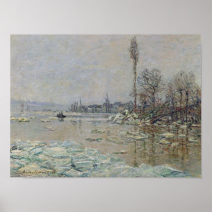 Poster Répartition de la glace, 1880