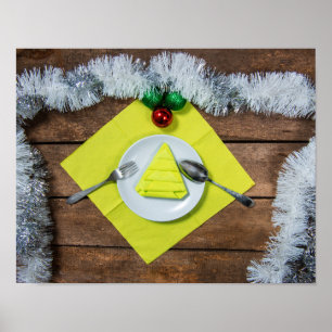 Poster repas de Noël