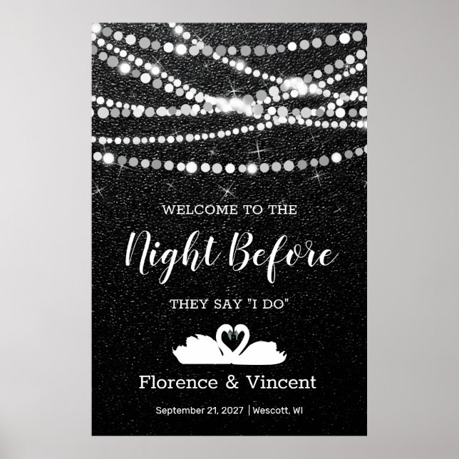 Poster Repas de répétition Bienvenue à la veille  Message (Devant)