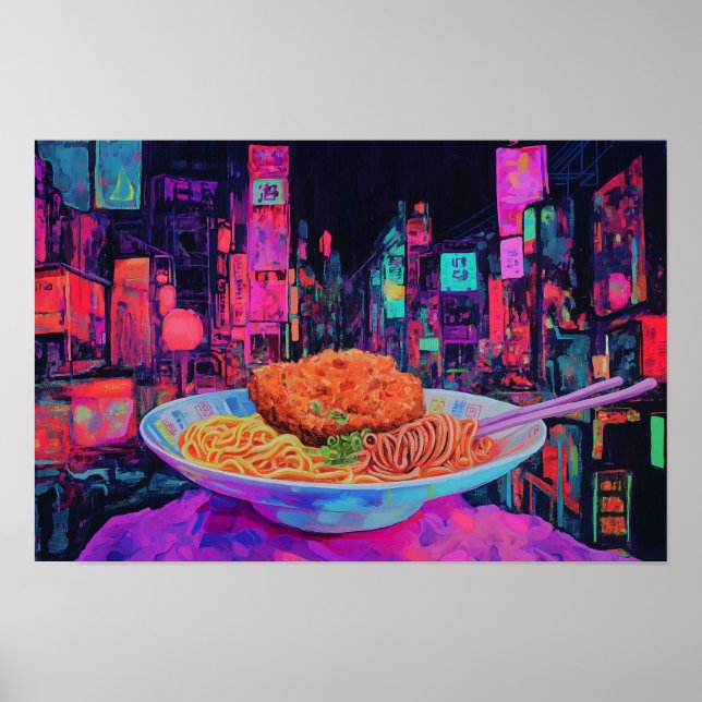 Poster Repas japonais (Devant)