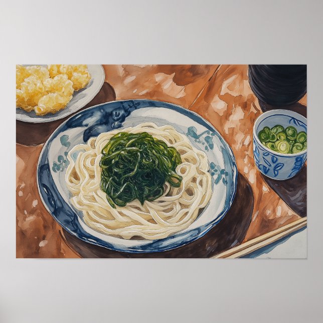Poster Repas japonais (Devant)
