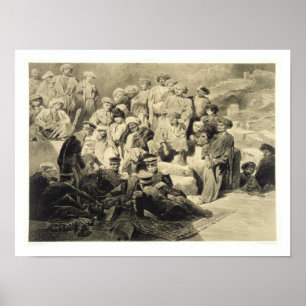 Poster Repas militaire dans les ruines chez Sioukh,