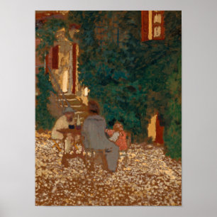 Poster Repast in a Garden, 1898 by Edouard Vuillard
