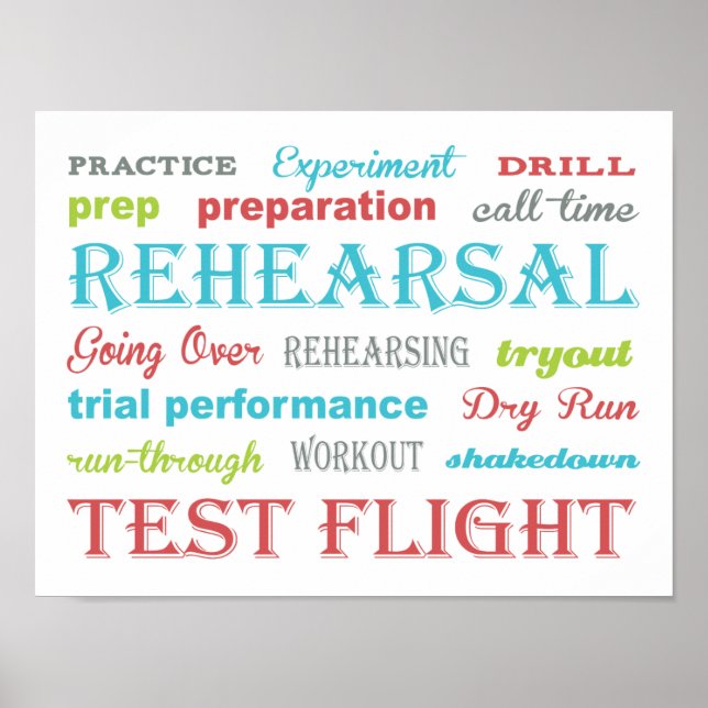 Poster Répétition (Devant)