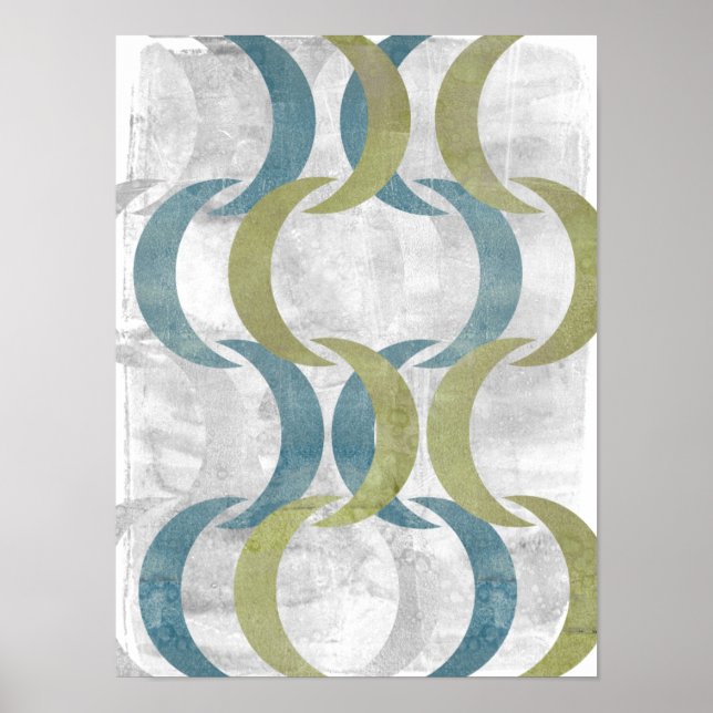 Poster Répétition géométrique III (Devant)