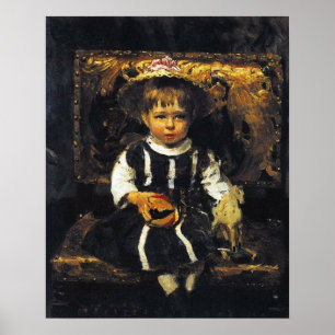 Poster Repin - Vera Repina 1874