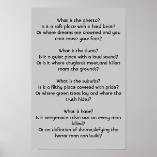 Poster Répondez-moi