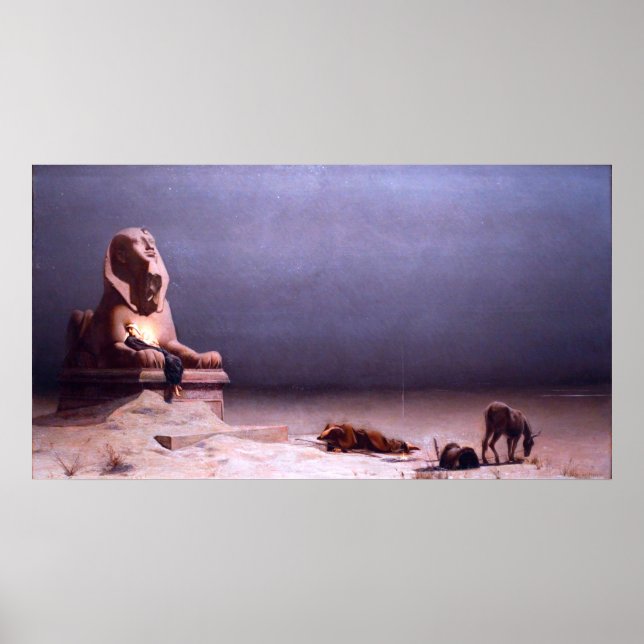 Poster Reposez sur l'affiche du vol vers l'Egypte (Devant)