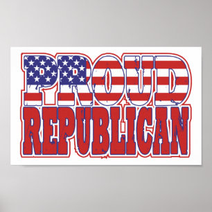 Poster Représentant fier